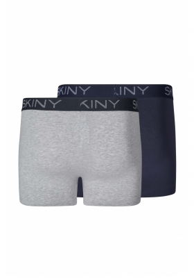 SKINY Cotton Multipack 6835, Boxernadrág, Dupla, SzürkeKék NOS