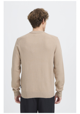 CASUAL FRIDAY Andro 6118, Bézs Kötött Pulóver