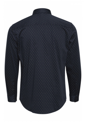 CASUAL FRIDAY Anton 4436, Kék Mintás Hosszú Ujjú Ing 