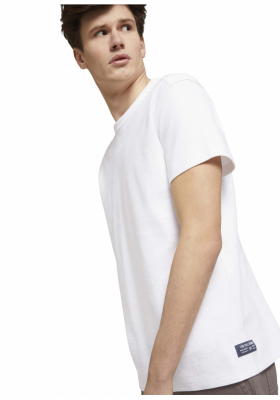 TOM TAILOR DENIM Relax 5127, Fehér Rövid Ujjú Póló