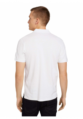 TOM TAILOR 7713, Fehér Rövid Ujjú Ingpóló