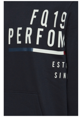 FQ1924 William 0272, Kék Kapucnis Pulóver