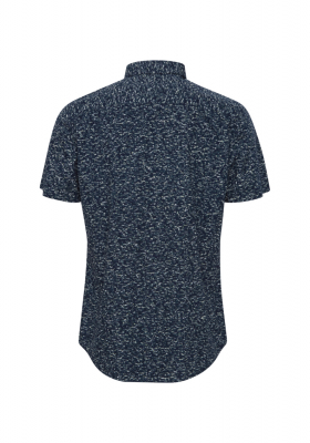 CASUAL FRIDAY Anton 4574, Kék Mintás Rövid Ujjú Ing
