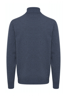 BLEND 5851, Kék Kötött Garbo Pulóver