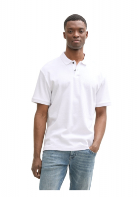 TOM TAILOR DENIM 5600, Fehér Rövid Ujjú Ingpóló