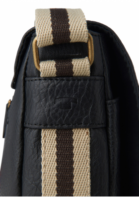 TOM TAILOR Faux Leather Shoulder Bag 10023, Táska, Fekete