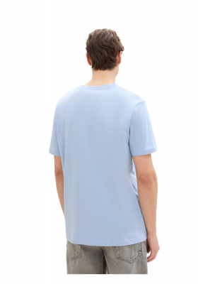 TOM TAILOR DENIM 7653, Világoskék Rövid Ujjú Póló