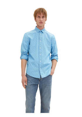 TOM TAILOR 4883, Kék Hosszú Ujjú Ing 