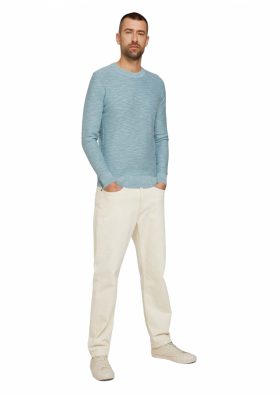 TOM TAILOR Washed 9739, Kék Kötött Pulóver