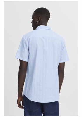 BLEND Aston 8197, Világoskék Rövid Ujjú Ing