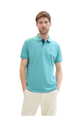 TOM TAILOR 1006, Vizkék Rövid Ujjú Ingpóló