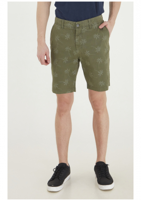 BLEND Palm Trees 2192, Zöld Chino Rövidnadrág