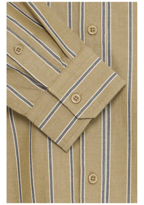 BLEND Davenshirt Stipe 0349, Barna Hosszú Ujjjú Ing