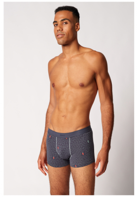 SKINY Cotton Multipack 6177, Szürke Boxeralsó Dupla Csomag