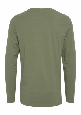 CASUAL FRIDAY Theo 3726, Zöld Hosszú Ujjú Póló, NOOS