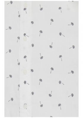 BLEND 0195, Fehér Rövid Ujjú Ing, Slim fit
