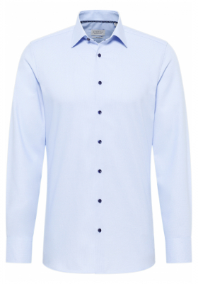 ETERNA Slim Fit 1015, Halványkék Hosszú Ing, Kent