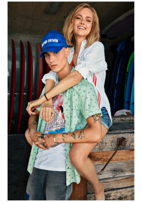 BLEND Malibu 8767, Fehér Rövid Ujjú Póló