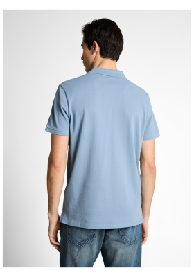 TOM TAILOR 1006, Világoskék Rövid Ujjú Ingpóló NOOS