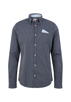 TOM TAILOR 2344, Kék Hosszú Ujjú Ing