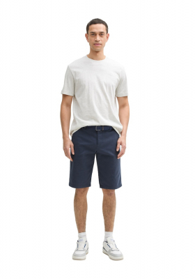 TOM TAILOR 4707, Sötétékék Chino Rövidnadrág