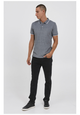 CASUAL FRIDAY Tristan 3969, Kék Rövid Ujjú Ingpóló, NOOS