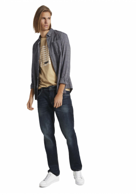 TOM TAILOR DENIM Est.2007 3263, Bézs Rövid Ujjú Póló