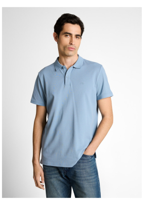 TOM TAILOR 1006, Világoskék Rövid Ujjú Ingpóló NOOS