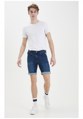 BLEND Multiflex Jet 0057, Sötétkék Farmer Rövidnadrág