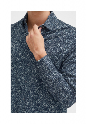 CASUAL FRIDAY Anton 4930, Kék Hosszú Ujjú Ing