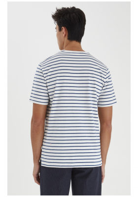 CASUAL FRIDAY Troels 3219, Kék Rövid Ujjú Póló