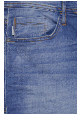 BLEND Scratches 1771, Kék Farmer Rövidnadrág