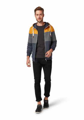 TOM TAILOR Basic O-Neck 2819, Szürke Kötött Pulóver