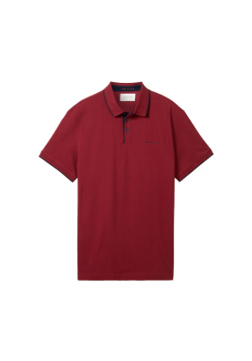 TOM TAILOR 1872, Boró Rövid Ujjú Ingpóló