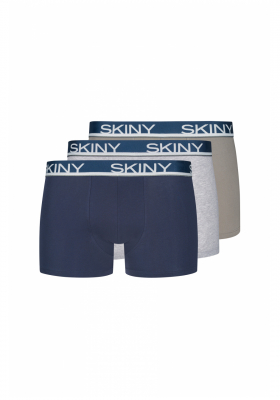 SKINY Cotton Multipack 6840, Multikolor Írisz Boxerernadrág Tripla Csomag