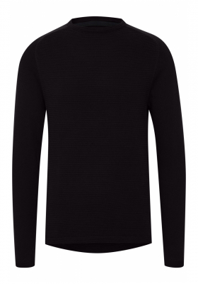 BLEND Norun 1160, Pulóver, Fekete Kötött Pulóver