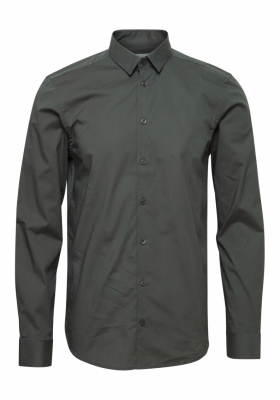 CASUAL FRIDAY Palle 0924, Kaktuszzöld Hosszú Ujjú Ing