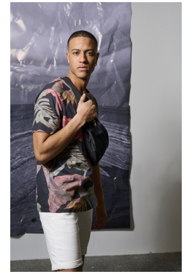 BLEND Seasonal 1636, Kék Rövid Ujjú Póló