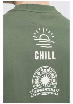 BLEND Jehon 8300, Zöld Rövid Ujjú Póló