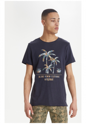 BLEND Palm 7885, Kék Rövid Ujjú Póló