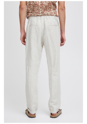 CASUAL FRIDAY Pandrup 5148, Törtfehér Len nadrág 