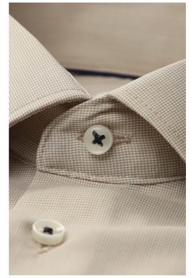 ETERNA Slim Fit 1364, Drapp Hosszú Ujjú Ing
