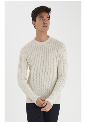 CASUAL FRIDAY Karl 3807, Bézs Kötött Pulóver