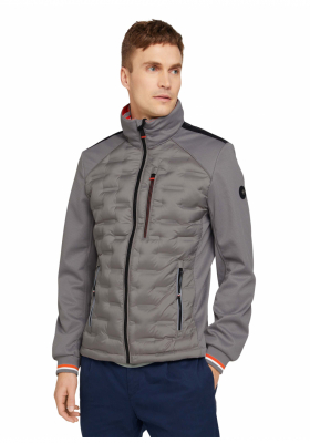 TOM TAILOR Hybrid 9164, Szürke Átmeneti Dzseki