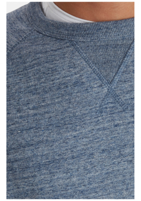BLEND Alton 6979, Kék Környakú Pulóver
