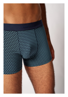 SKINY Cotton Multipack 6919, Kék Pálmafák Boxer, Tripla Csomag