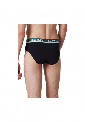 SKINY Cotton Multipack 6839, Szürke-Kék-Fekete Alsónadrág, Tripla Csomag NOS