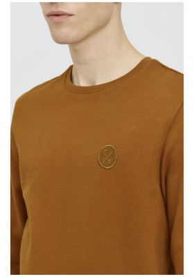 CASUAL FRIDAY Sebastian 4035, Barna Környakú Pulóver