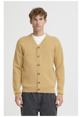 CASUAL FRIDAY Angar 6024, Sárga Kötött Kardigán