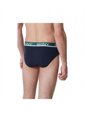 SKINY Cotton Multipack 6839, Szürke-Kék-Fekete Alsónadrág, Tripla Csomag NOS